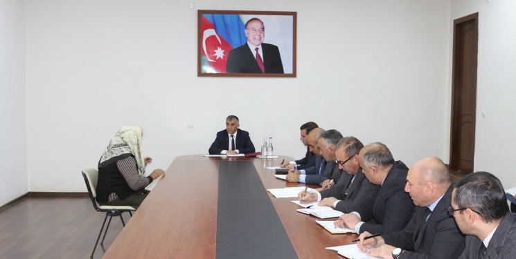 Rayon İcra Hakimiyyəti başçısının səlahiyyətlərini icra edən Natiq Nağıyev növbəti vətəndaş qəbulu keçirib