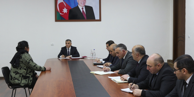 Rayon İcra Hakimiyyəti başçısının səlahiyyətlərini icra edən Natiq Nağıyev növbəti vətəndaş qəbulu keçirib